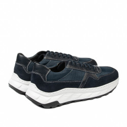 Scarpe casual/sport uomo 986 indaco combinato