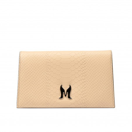 Borsa donna a tracolla 029g 01 croco nude