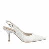 Sandali donna 1353 satin bianco