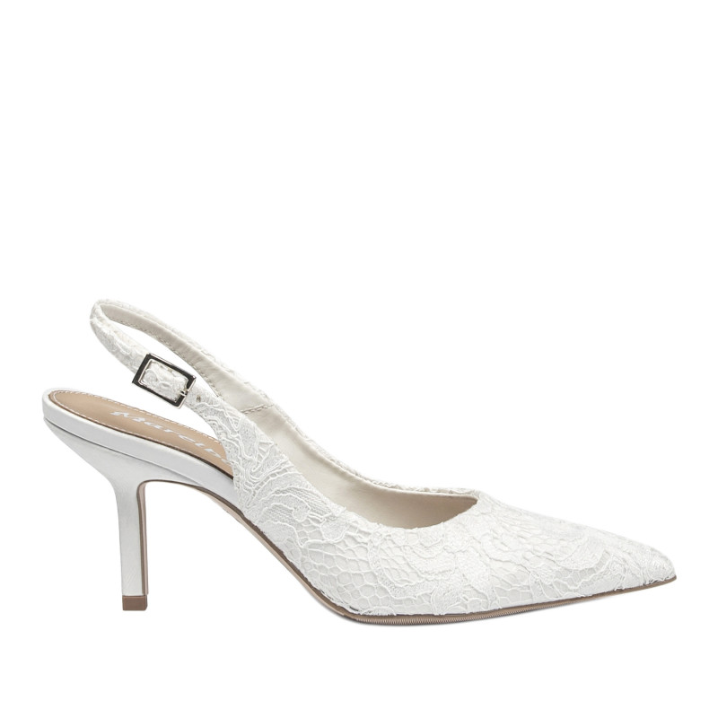 Sandali donna 1353 satin bianco
