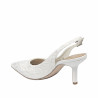 Sandali donna 1353 satin bianco