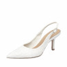 Sandali donna 1353 satin bianco