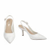 Sandali donna 1353 satin bianco