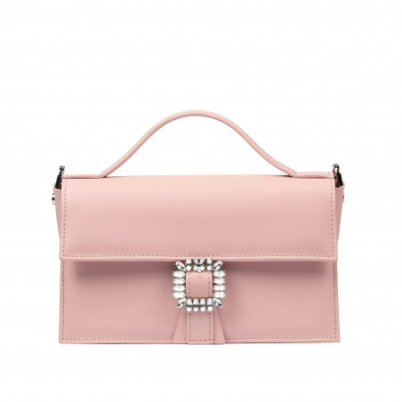 Borsa donna a mano 039g 01 rosa cipria