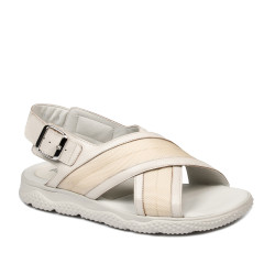 Sandali uomo 364 beige combinato