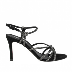 Sandali donna 1342 nero velluto