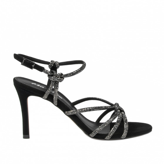 Sandali donna 1342 nero velluto