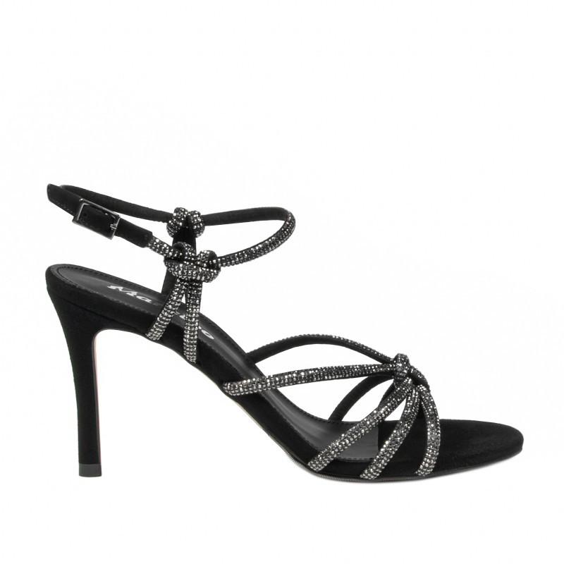 Sandali donna 1342 nero velluto