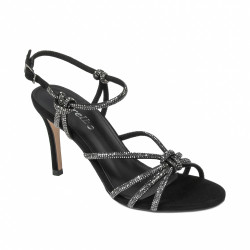 Sandali donna 1342 nero velluto