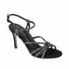 Sandali donna 1342 nero velluto