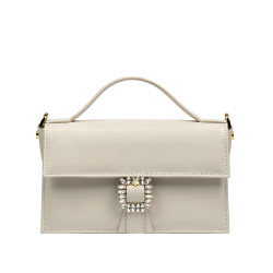 Borsa donna a mano 039g avorio