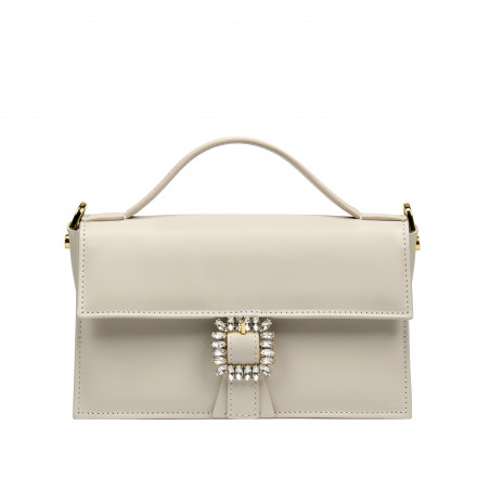 Borsa donna a mano 039g avorio