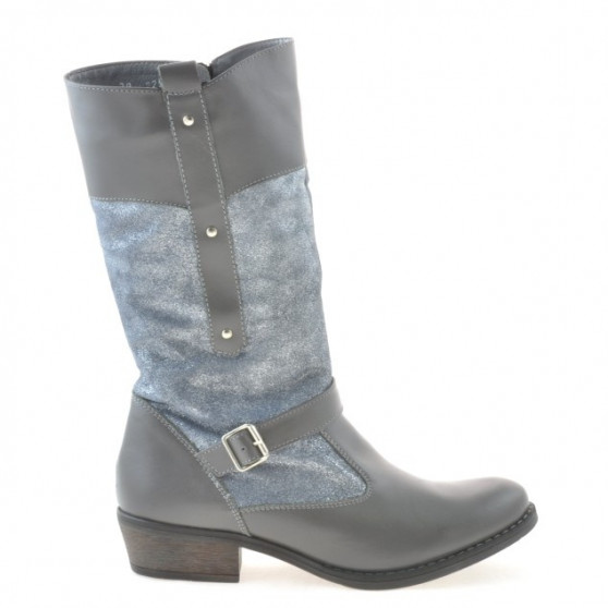 Stivali donna 225 grigio combinato