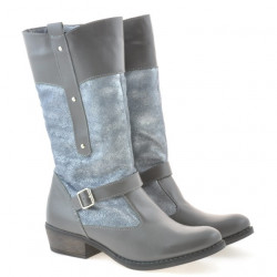Stivali donna 225 grigio combinato