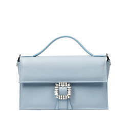 Borsa da donna a mano 039g 01 blu