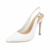 Sandali donna 1352 raso bianco