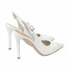 Sandali donna 1352 raso bianco