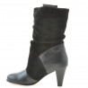Stivali donna 1117 nero antilope combinato