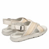 Sandali uomo 364 beige combinato