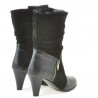 Stivali donna 1117 nero antilope combinato