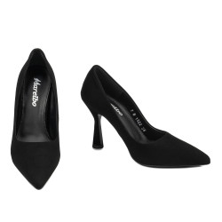 Scarpe eleganti da donna 1322 nero antilope