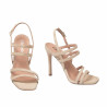 Sandali donna 1345 beige velur
