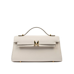 Borsa da donna a tracolla 041g panna saffiano