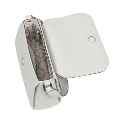 Borsa da donna a tracolla 040g 01 grigio perla