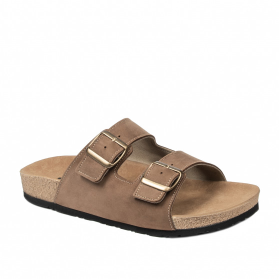 Sandali uomo 365 nabuk marrone