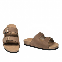 Sandali uomo 365 nabuk marrone