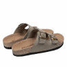 Sandali donna 5117 nabuk sabbia