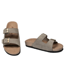 Sandali donna 5117 nabuk sabbia