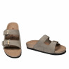 Sandali donna 5117 nabuk sabbia