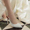 Sandali donna 1352 raso bianco lifestyle