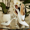 Sandali donna 1352 raso bianco lifestyle