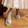 Sandali donna 1329 bianco perlato lifestyle