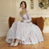 Sandali donna 1329 bianco perlato lifestyle