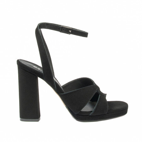 Sandali donna 1347 nero velluto