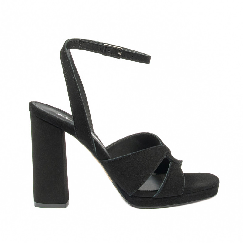 Sandali donna 1347 nero velluto