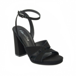 Sandali donna 1347 nero velluto