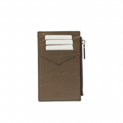 Portacarte 209g 01 croco marrone scuro