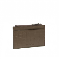 Portacarte 209g 01 croco marrone scuro