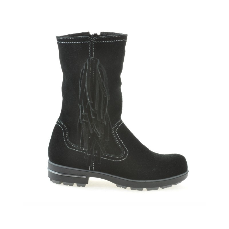 Stivali bambini 3208 nero velluto