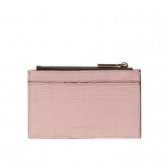 Portafoglio 209g coccodrillo rosa cipria