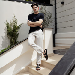 Sandali uomo 363 nero lifestyle