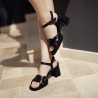 Sandali donna 1307 nero lifestyle