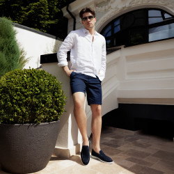 Mocassini uomo 980 indigo velluto lifestyle