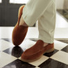 Mocassini uomo 980 cammello in velluto lifestyle
