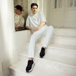 Scarpe casual/sport uomo 986 nero combinato lifestyle
