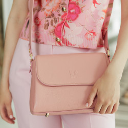 Borsa da donna a tracolla 040g poudre rose lifestyle